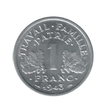 1 franc - Francisque - France - 1942-1944