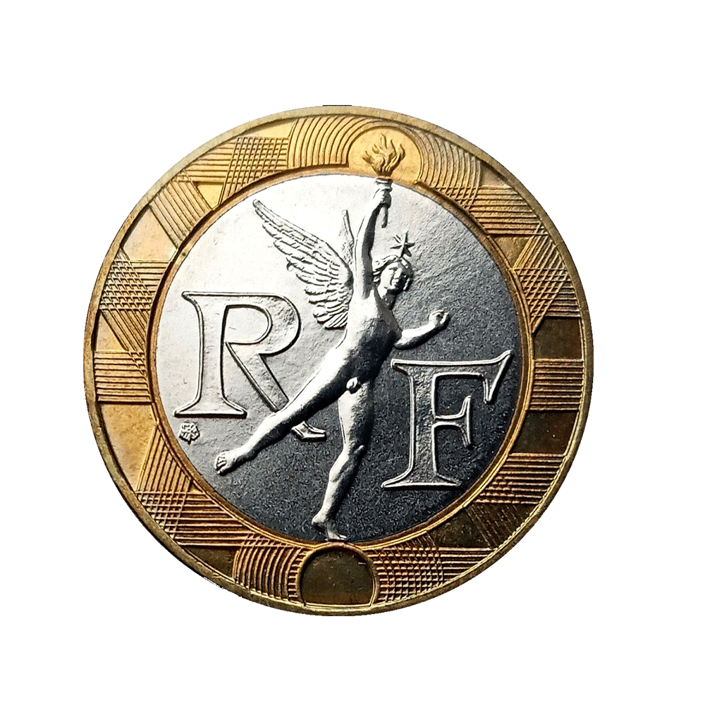 10 francs - Génie de la Bastille - France - 1988-2001