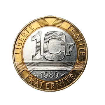 10 francs - Génie de la Bastille - France - 1988-2001
