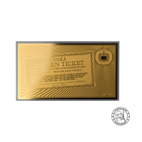 ⁣⁢Willy Wonka - Χρυσό Εισιτήριο - 50 Dollars Tala 0.5 g Χρυσό - 2027⁤⁣