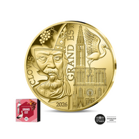 Les Régions 2026 - Grand Est - Monnaie de 5 Euros  Or ½ g - BE