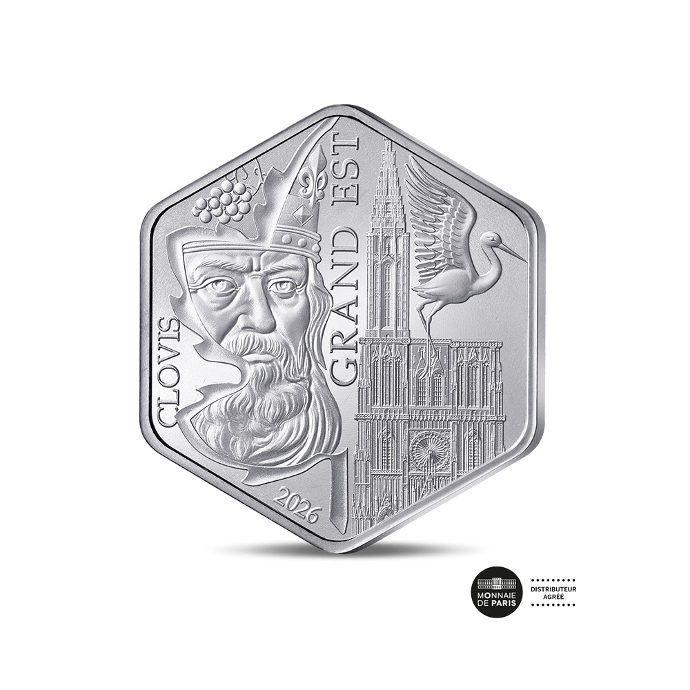 Les Régions 2026 - Grand Est - Monnaie de 10 Euros - Argent