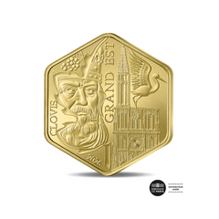 ⁣⁢Les Régions 2026 - Grand Est - Moneta da 500 Euro - Oro BU⁤⁣