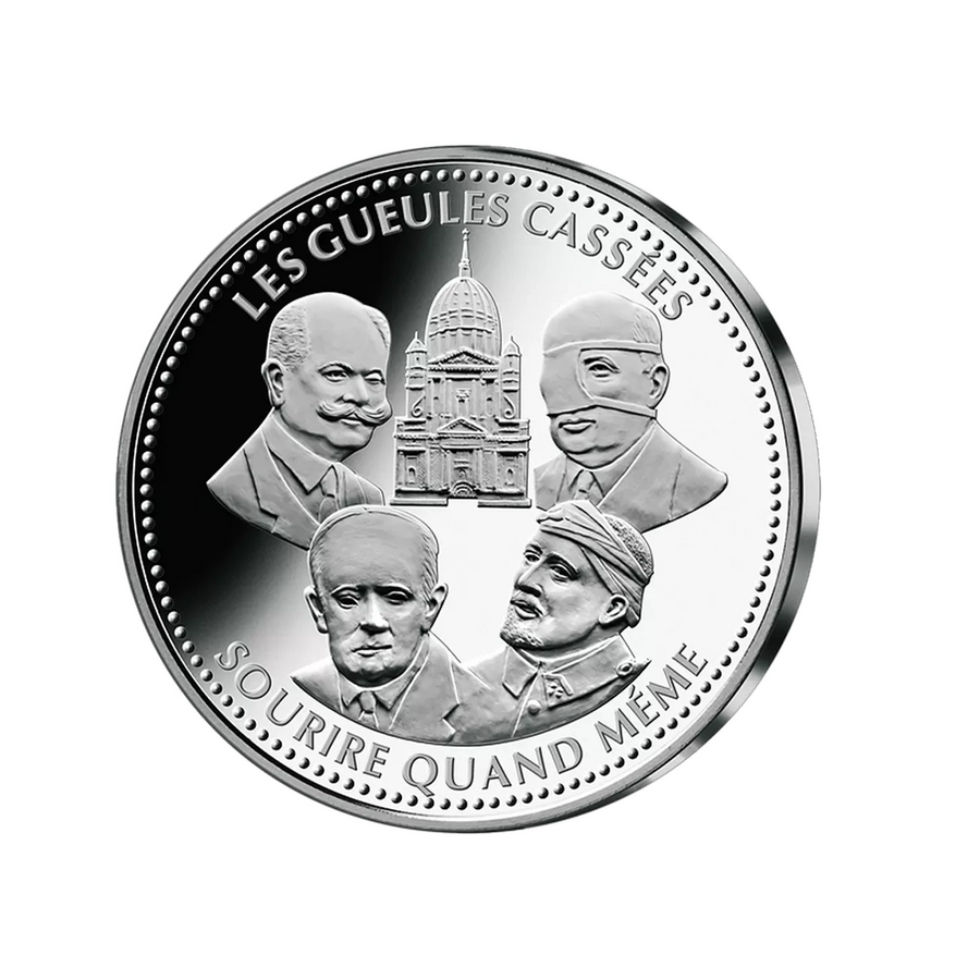 Frappe en argent pur - La France Victorieuse - Les Gueules Cassées