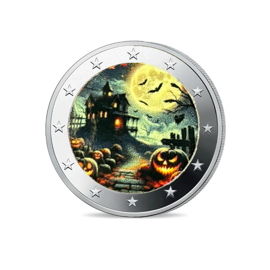Halloween 2025 - 2 Euro Commémorative - Variantes disponibles - Colorisée