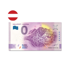 Autriche 2020 - Hallstatt - Billet souvenir de zéro euro