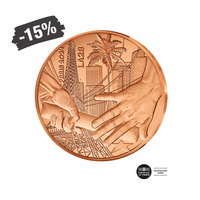 Jeux Olympiques de Paris 2024 - Handover Paris-Los Angeles - Monnaie de 1/4€ Bronze - 2024