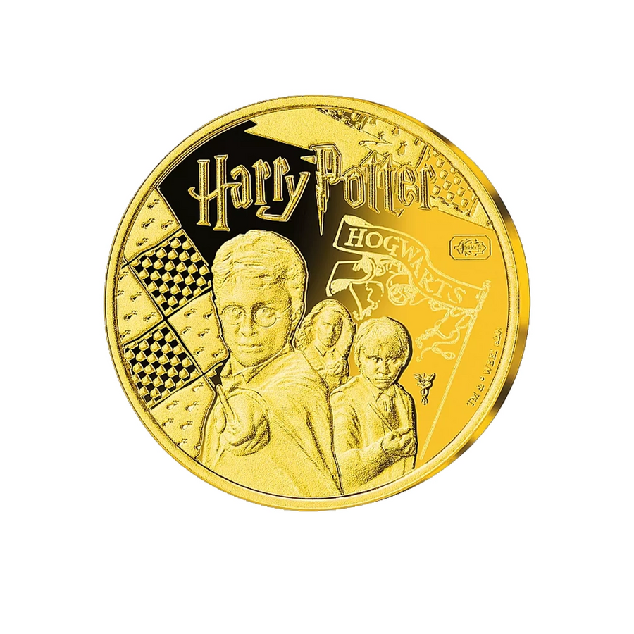 Harry Potter - Le Trio - Monnaie Commémorative en or