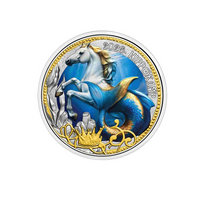 Autriche 2026 - Créatures Mythiques - L'Hippocampe - 3 Euro Commémorative