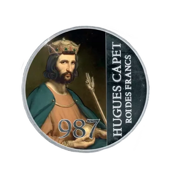 Frappe en Argent - 987, Hugues Capet, Roi des Francs