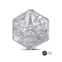 Les Régions 2026 - Île-de France - Monnaie de 10 Euros - Argent