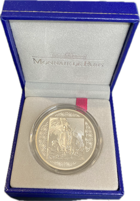 Relations Diplomatiques France-Japon - Tableau Français - Monnaie de 1,50€ Argent - BE 2008