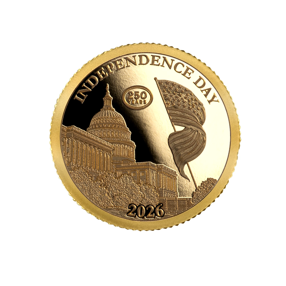 Le jour de l'indépendance - Monnaie d'un ½ grammes d'or - BE 2026
