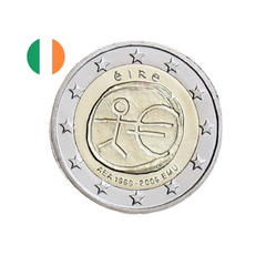 Irlande 2009 - 2 Euros Commémorative - Union économique et monétaire
