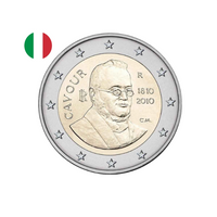 Italie 2010 - 2 Euro Commémorative - 200ème anniversaire de Camillo Benso, comte de Cavour