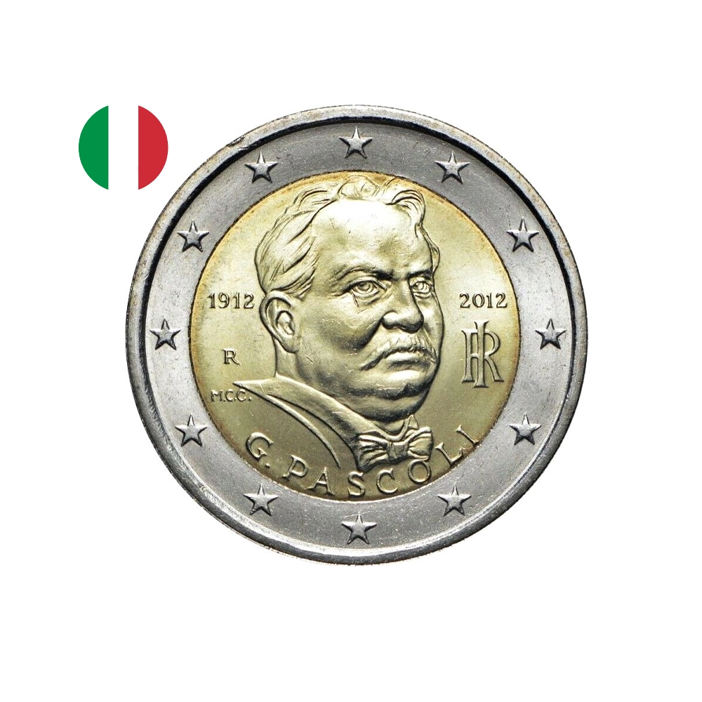Italie 2012 - 2 Euro Commémorative - Giovanni Pascoli