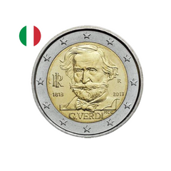 Italie 2013 - 2 Euros Commémorative - Giuseppe Verdi