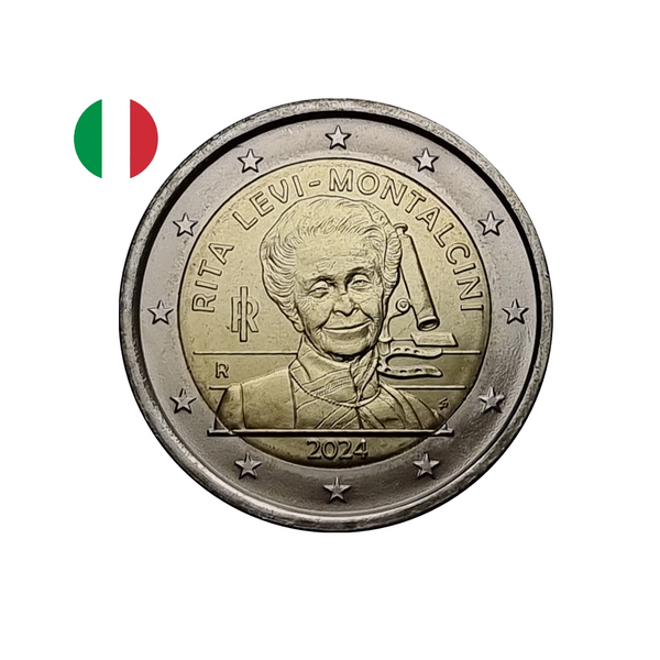 Italie 2024 - 2 Euro Commémorative - Rita Levi-Montalcini, prix nobel de la médecine