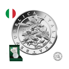 Italie 2026 - Faune et Flore - Monnaie de ¼ d'Euros Argent - FdC