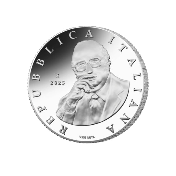 ⁣⁢Italien 2025 - 5 Euro Gedenkmünze - 100. Geburtstag von Giovanni Spadolini - PP⁤⁣