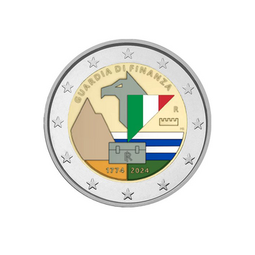 Italia 2024 - 2 Euro Commemorative - Financial Police - Colorized