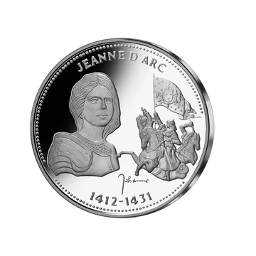 Frappe en argent pur - Nos Grands Hommes - Jeanne d’Arc - 1412-1431