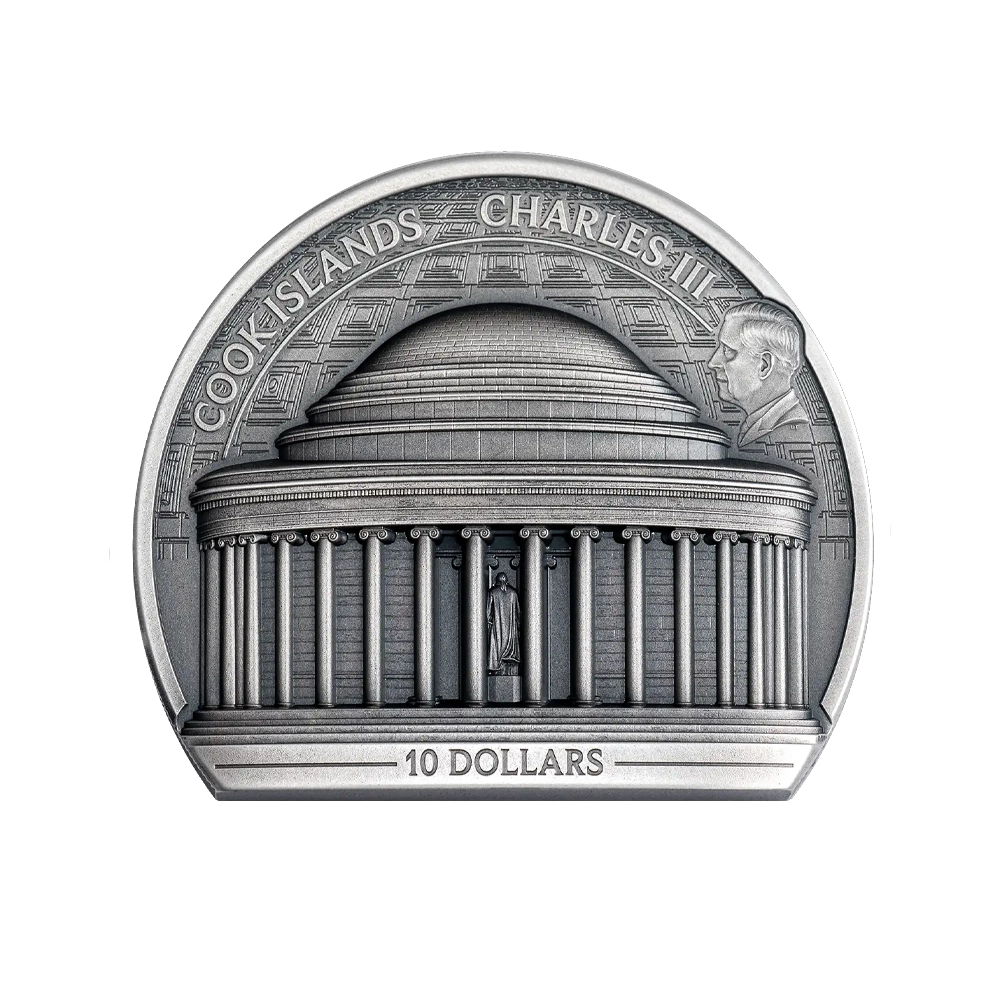 Monuments Historique - Le Mémorial de Jefferson - Monnaie de 10 Dollars - Antique Finish 2026