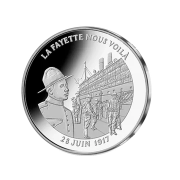 Frappe en Argent pur - Lafayette Nous Voilà