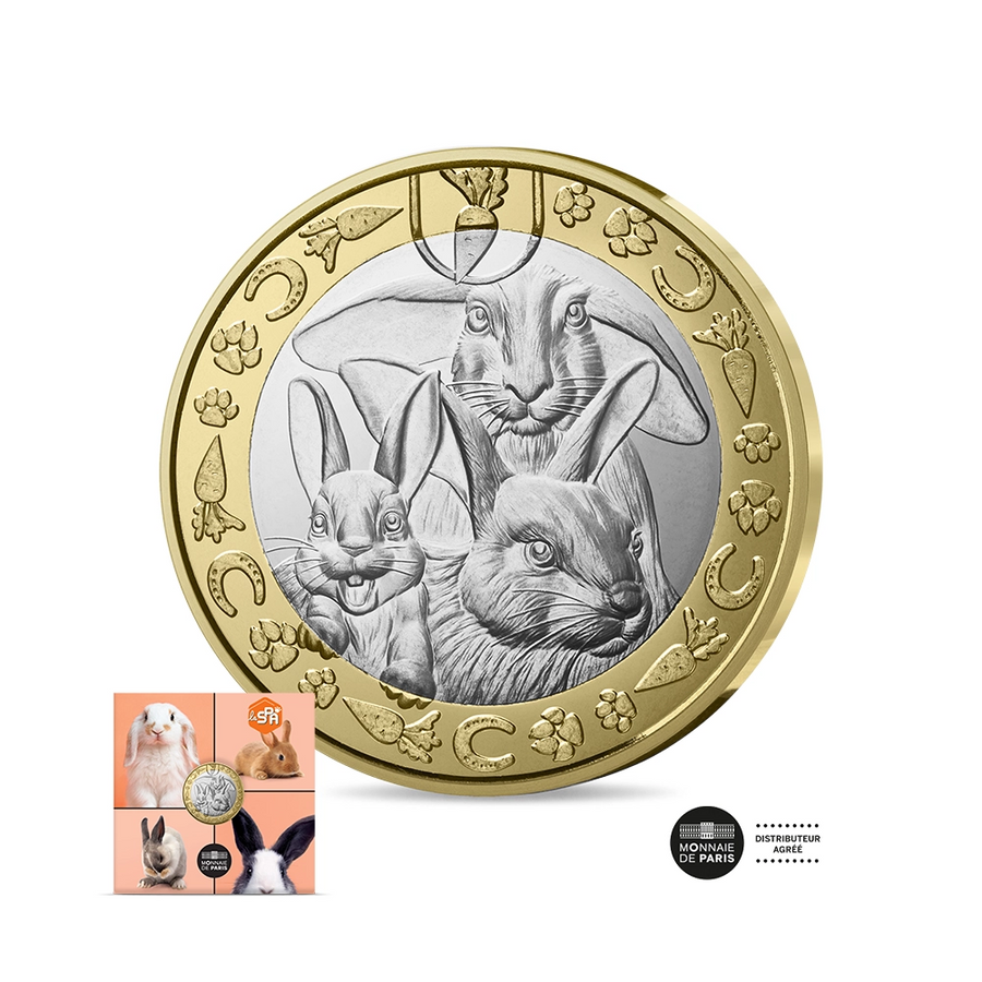 SPA - Les animaux préférés des Français - Monnaie de 5€ Bicolore - Variantes disponibles - 2026