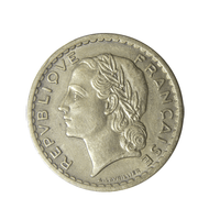 5 francs - Lavrillier - France - 1938-1947
