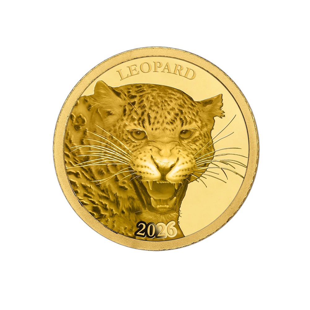 Léopard - Monnaie d'un ½ grammes d'or - BE 2026