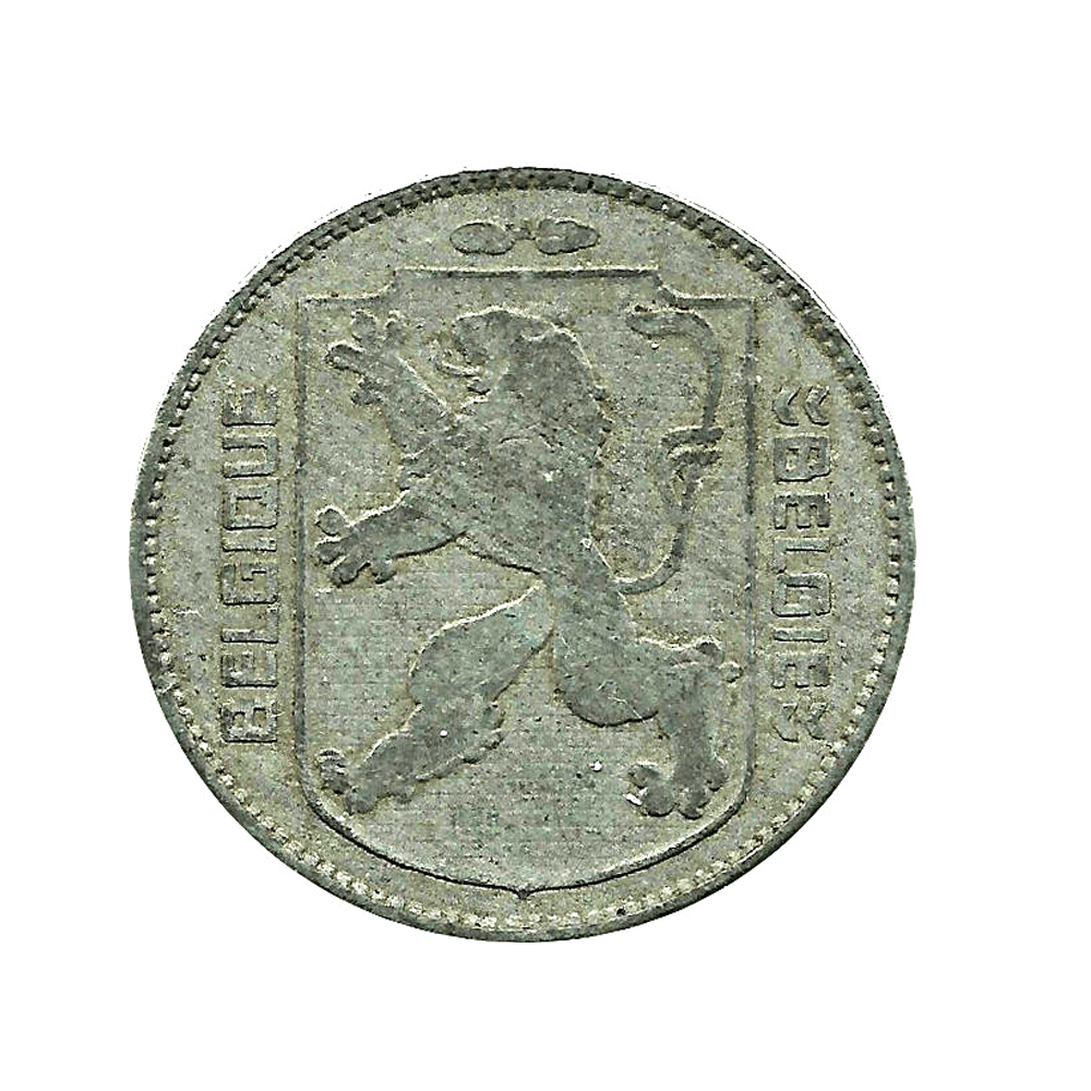 1 franc - Leopold III - Rau - Belgium - 1941-1947