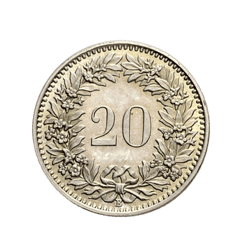 20 centimes - Libertas - Suisse - 1939-2023