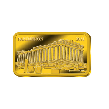 Lingot en Or - Le Parthénon