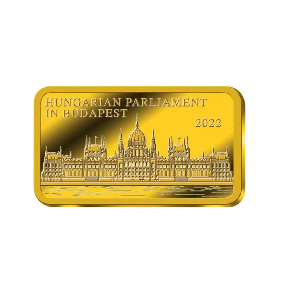 Lingot en Or - Budapest - Le Parlement de Hongrois