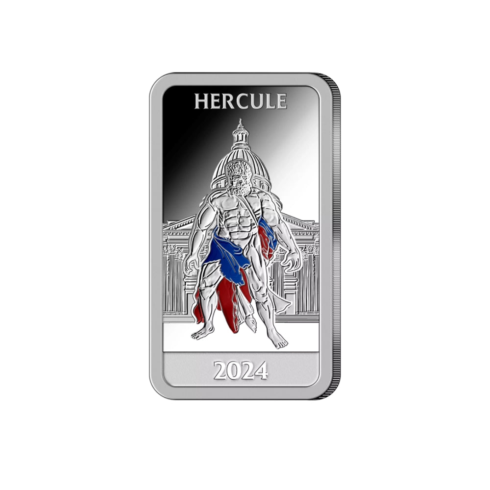 Lingot en Argent - Hercule devant le Panthéon