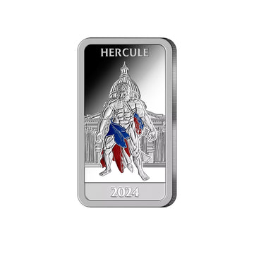 Lingot en Argent - Hercule devant le Panthéon