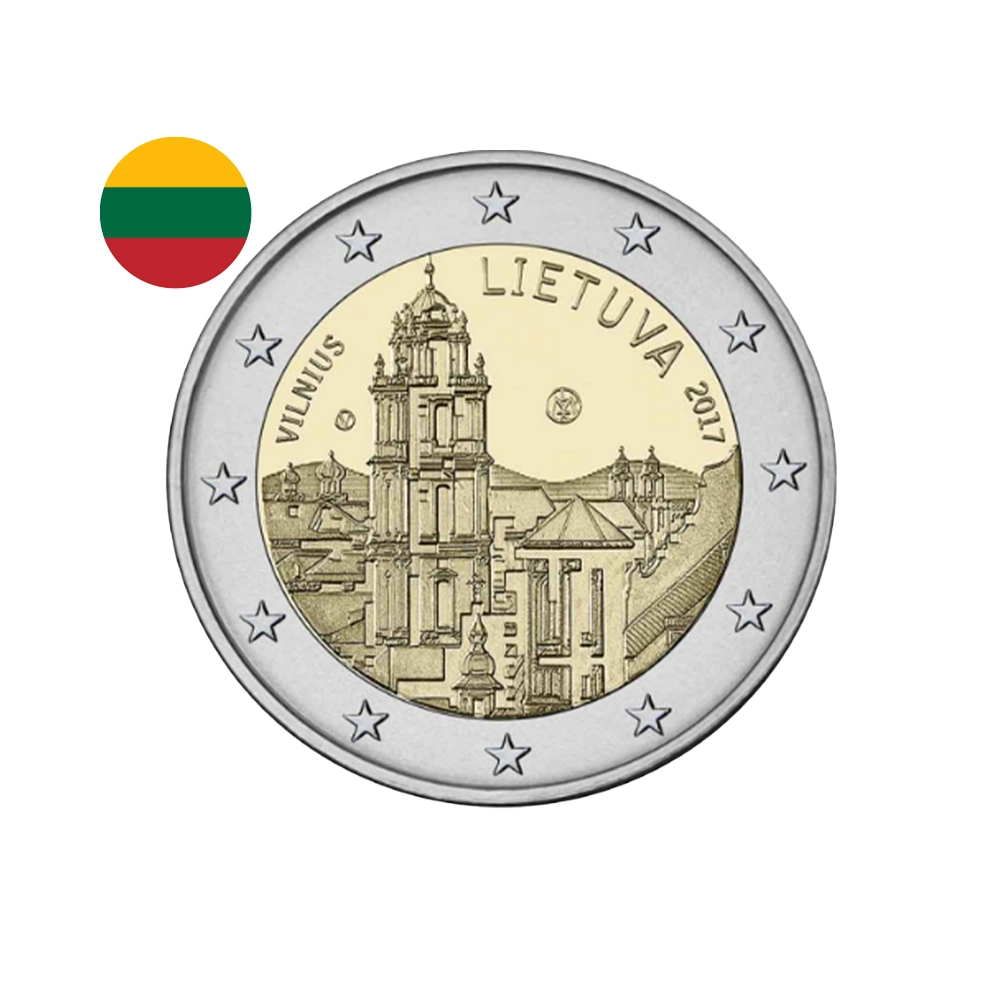 Lituanie 2017 - 2 Euro Commémorative - Vilnius, capitale de la culture et de l'art