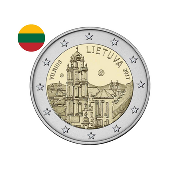 Lituanie 2017 - 2 Euro Commémorative - Vilnius, capitale de la culture et de l'art