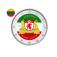 Lituanie 2025 - 2 Euro Commémorative - Région Ethnographique Mažoji - Colorisée