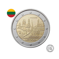 ⁣⁢Lituania 2026 - 2 Euro Commemorativa - Città di Kaunas⁤⁣
