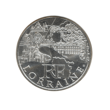 Région de France - Lorraine - Monnaie de 10€ Argent - UNC - 2021