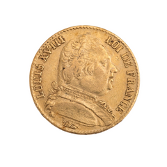 20 Francs - Louis XVIII - Buste Habillé - 1814-1815
