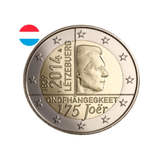 Luxembourg 2014 - 2 Euros Commémorative - 175 ans de l'indépendance