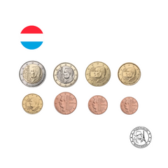 Luxembourg 2026 - Série de 8 monnaies - Nouvelle Face - UNC