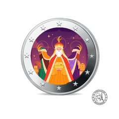 Les Rois Mages - 2 Euros Commémorative - Colorisée