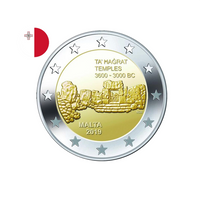 Malte 2019 - 2 Euro Commémorative - Temple de Ta’ Ħaġrat