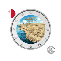 Malte 2026 - 2 Euros Commémorative - Ville de la Valette - Colorisées