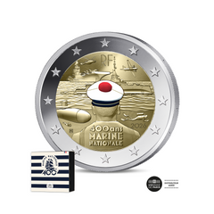 Marine nationale – Monnaie de 2 euros commémorative – BE Colorisée  2026