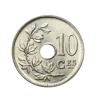 10 centimes - Albert I - Michaux - Belgium - 1911-1929